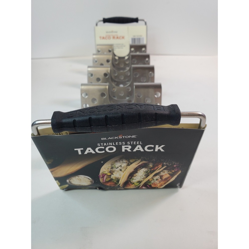 Blackstone Stainless Steel Taco Rack Holder with Handles, Heat Resistant Handles